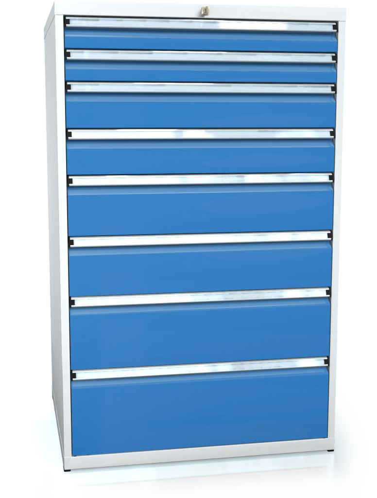 Drawer cabinet 1373 x 860 x 750 - 8x drawers